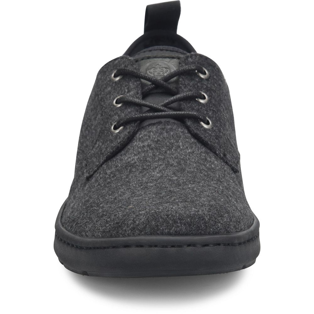Born Marcus Slip-Ons Dark Charcoal Wool Combo Product ID-gAVXbY2s