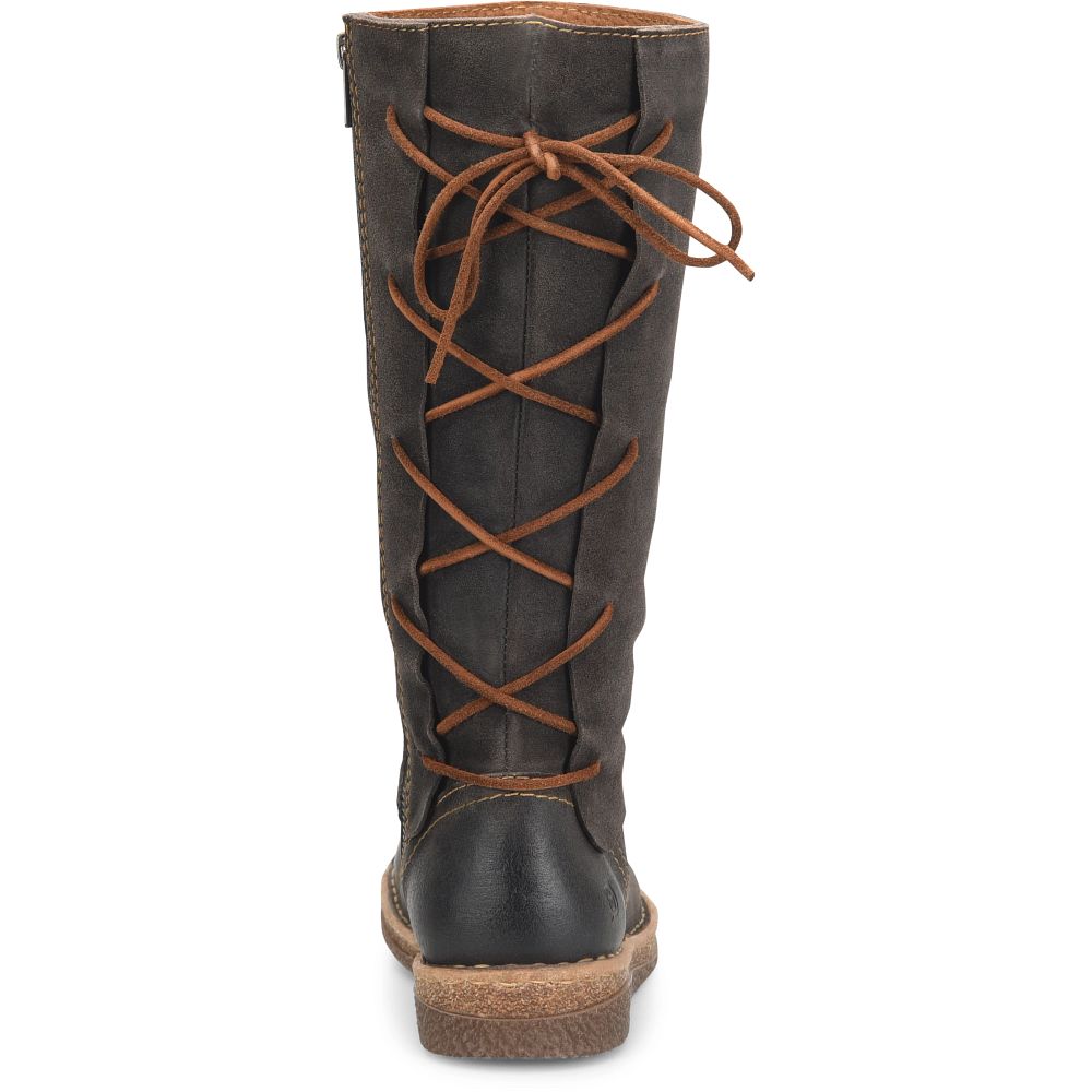 Born Sable Boots Dark Concrete Distressed Product ID-gBntU7LJ