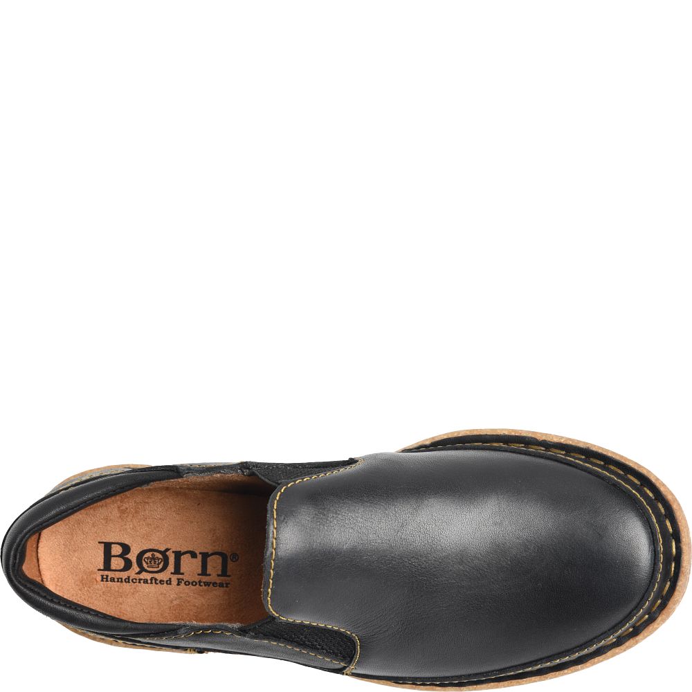 Born Mayflower II Slip-Ons Black Product ID-h82wCukX
