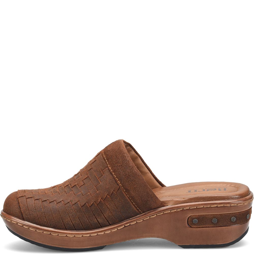 Born Yucatan Distressed Clogs Glazed Ginger Product ID-hOoTFZnh
