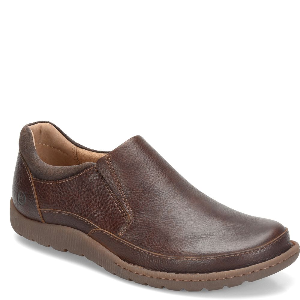 Born Nigel Slip On Slip-Ons Dark Brown Product ID-huUuSGWx