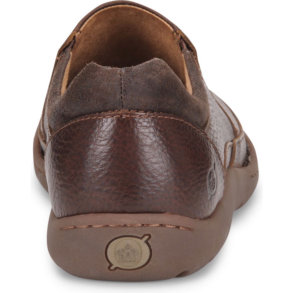 Born Nigel Slip On Slip-Ons Dark Brown Product ID-huUuSGWx