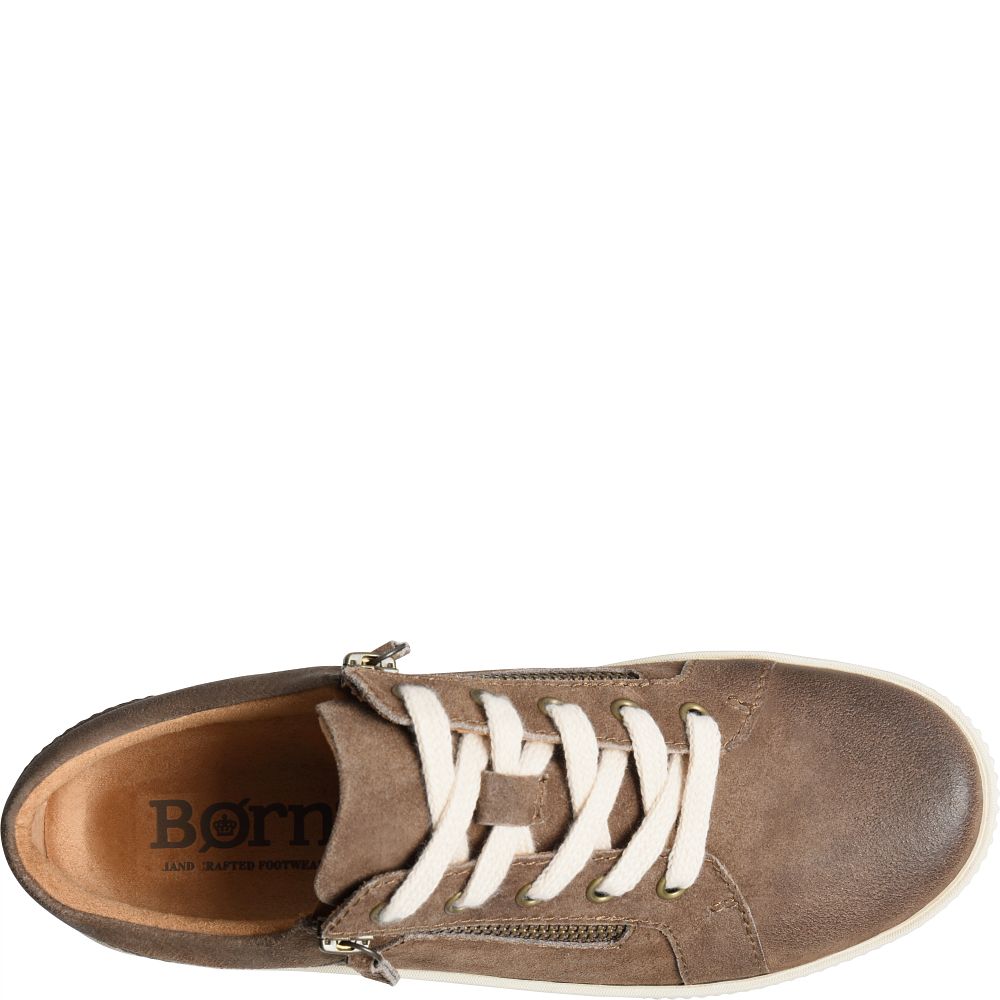 Born Paloma Slip-Ons Taupe Distressed Product ID-iT5faajO