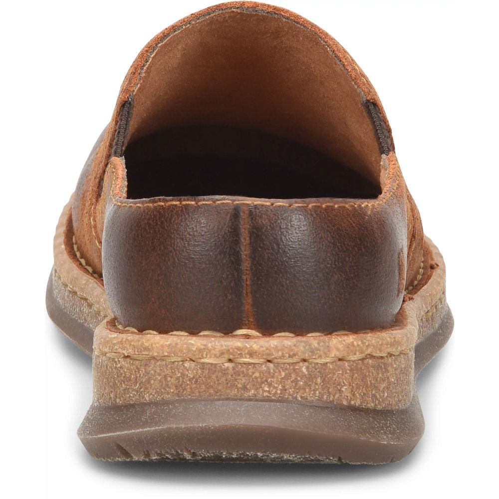 Born Bryson Clog Slip-Ons Glazed Ginger Distressed Product ID-jM1Gh2XH