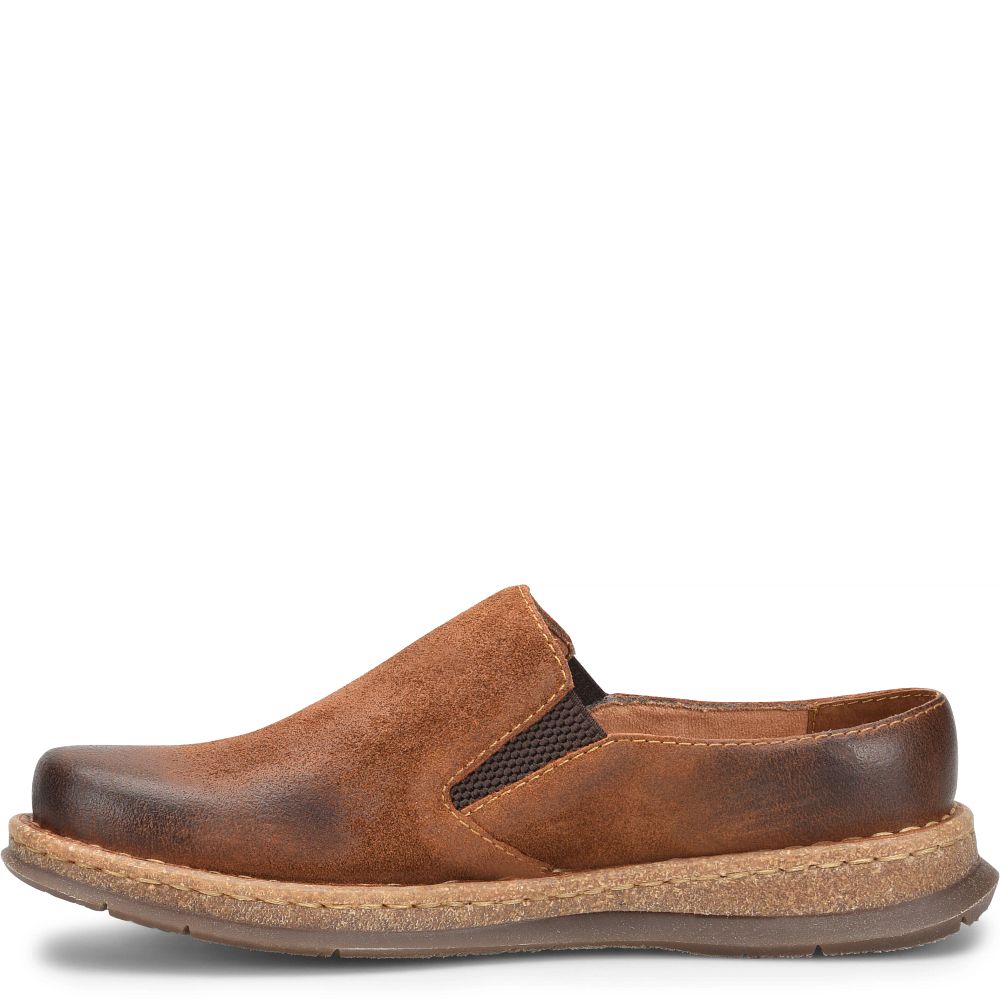 Born Bryson Clog Slip-Ons Glazed Ginger Distressed Product ID-jM1Gh2XH