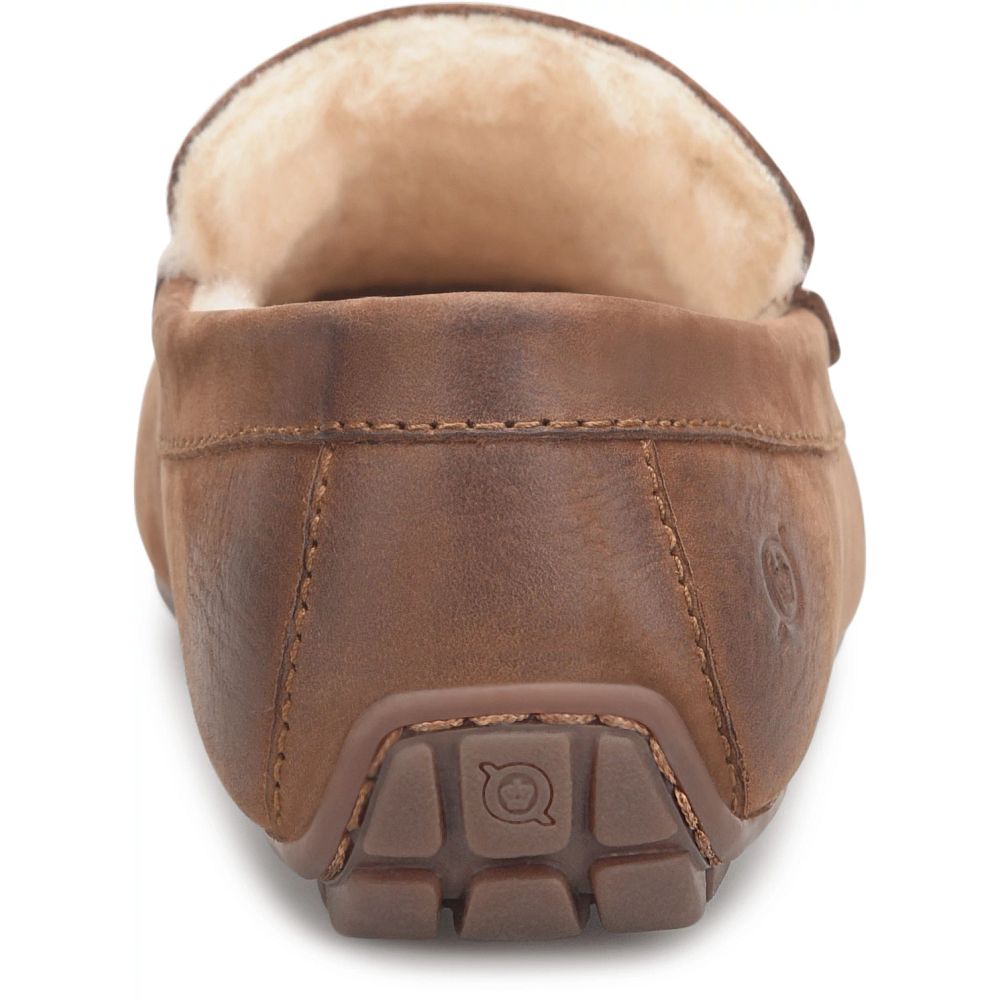 Born Allan Shearling Slippers Carafe Nubuck Product ID-k4pdbnIQ