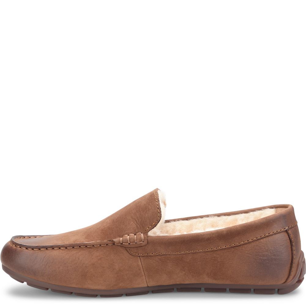 Born Allan Shearling Slippers Carafe Nubuck Product ID-k4pdbnIQ