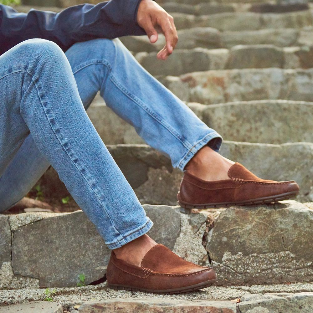 Born Allan Shearling Slippers Carafe Nubuck Product ID-k4pdbnIQ