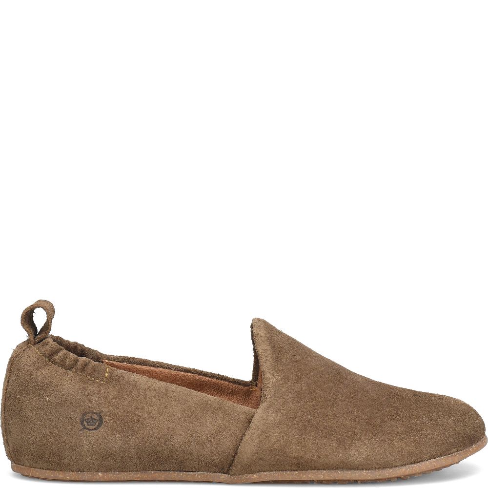 Born Margarite Slip-Ons Taupe Avola Suede Product ID-kbqJf3kz