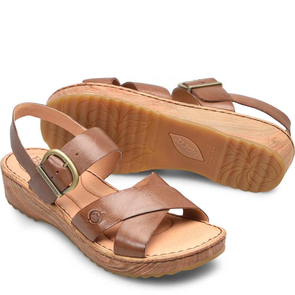 Born Aida Sandals Luggage Product ID-kpG7zdGA