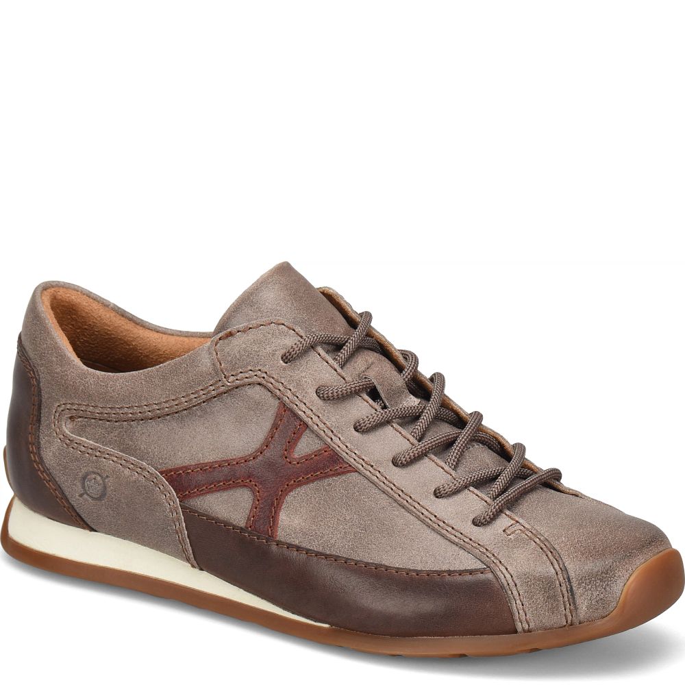 Born Voodoo Too Slip-Ons Taupe Brown Combo Product ID-lraNnHhc