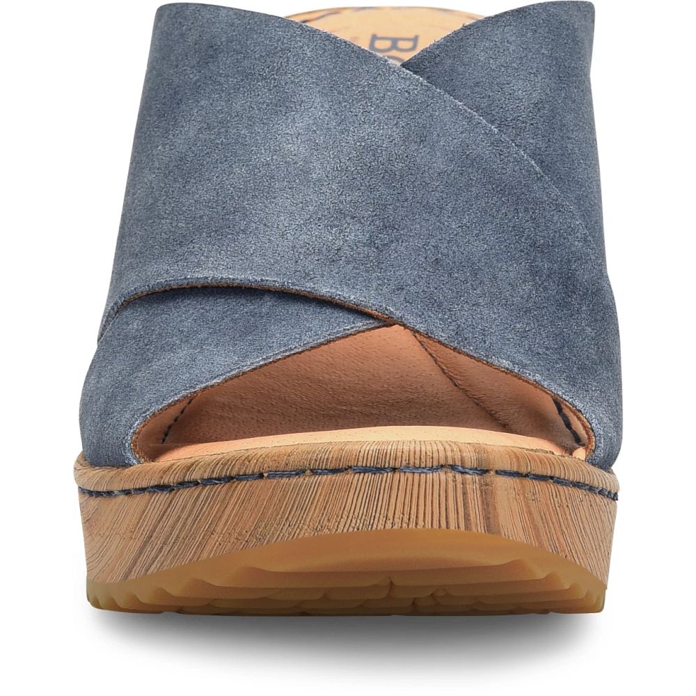 Born Nora Sandals Dark Jeans Distressed Product ID-n7rYu2tp