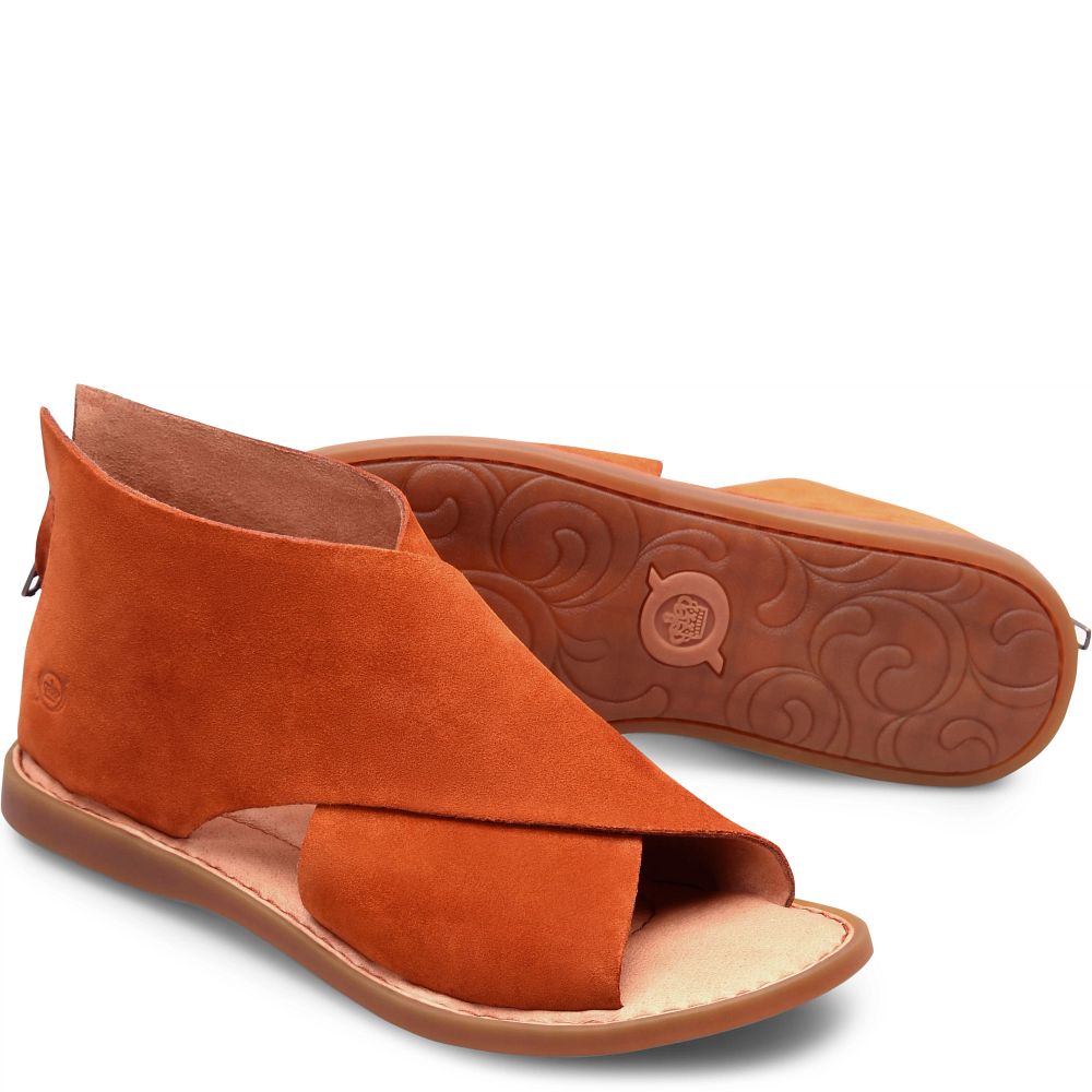 Born Iwa Colors Sandals Cognac Suede Product ID-nGpf7Bn0