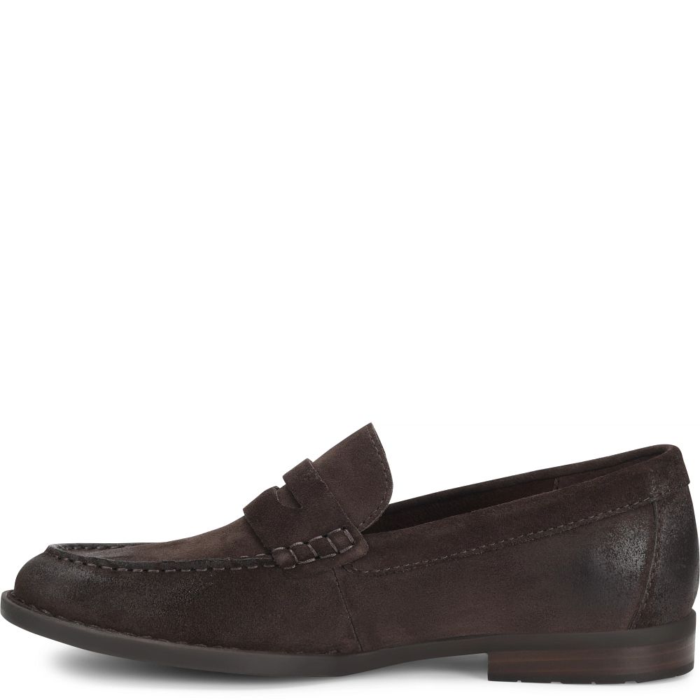 Born Matthew Slip-Ons Dark Brown Lince Suede Product ID-nhbM8NUE
