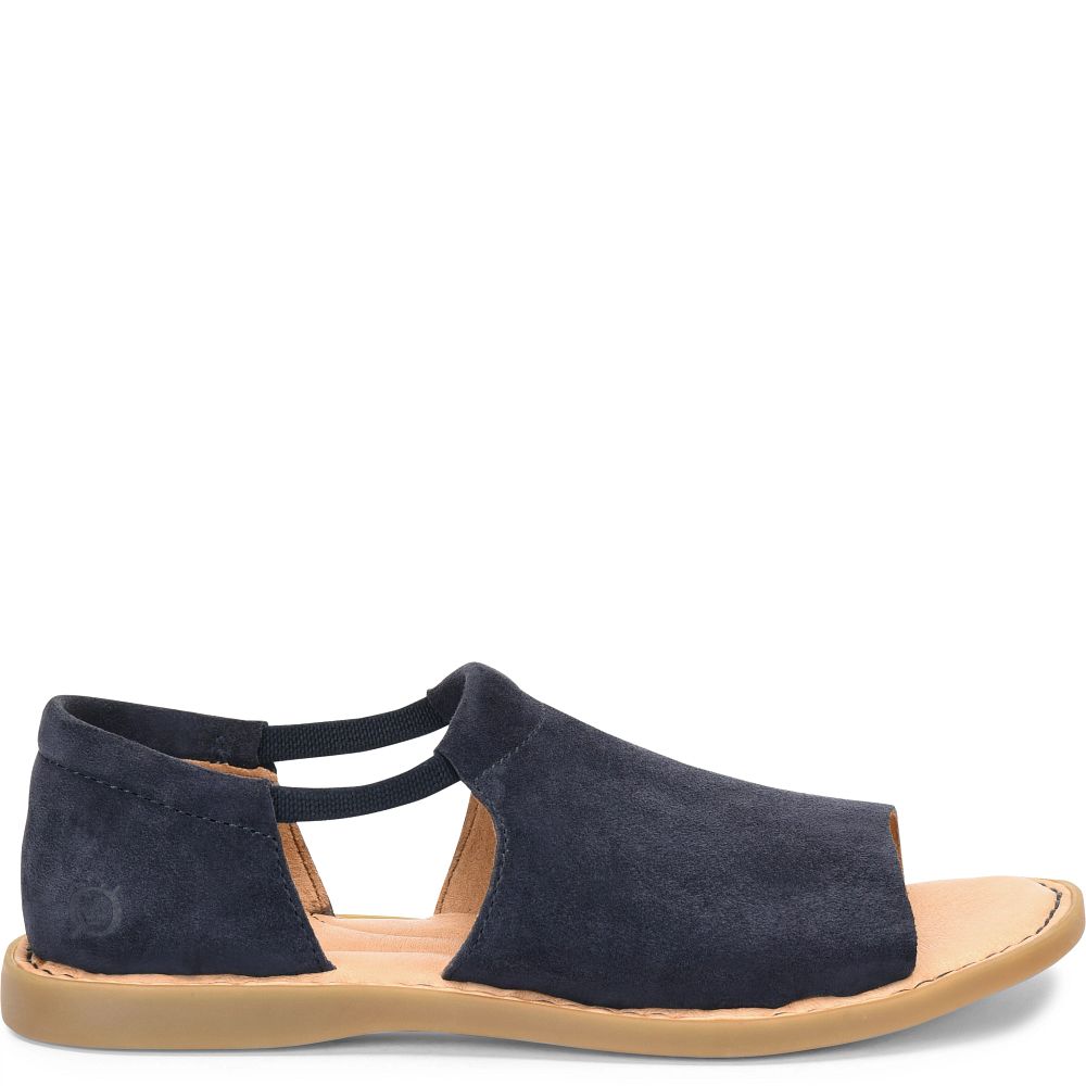Born Cove Modern Sandals Navy River Suede Product ID-o02TXQ5E
