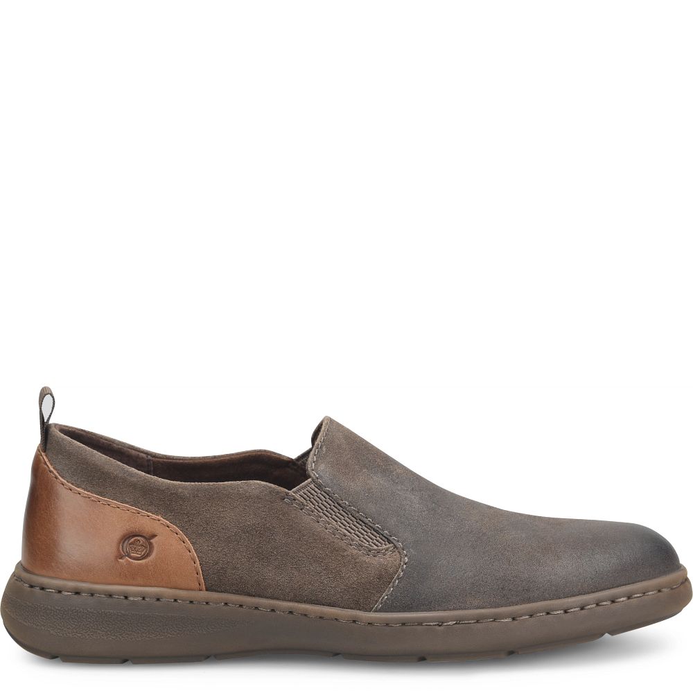 Born Morgan Slip-Ons Dark Mud Distressed Product ID-oBl4yeCf