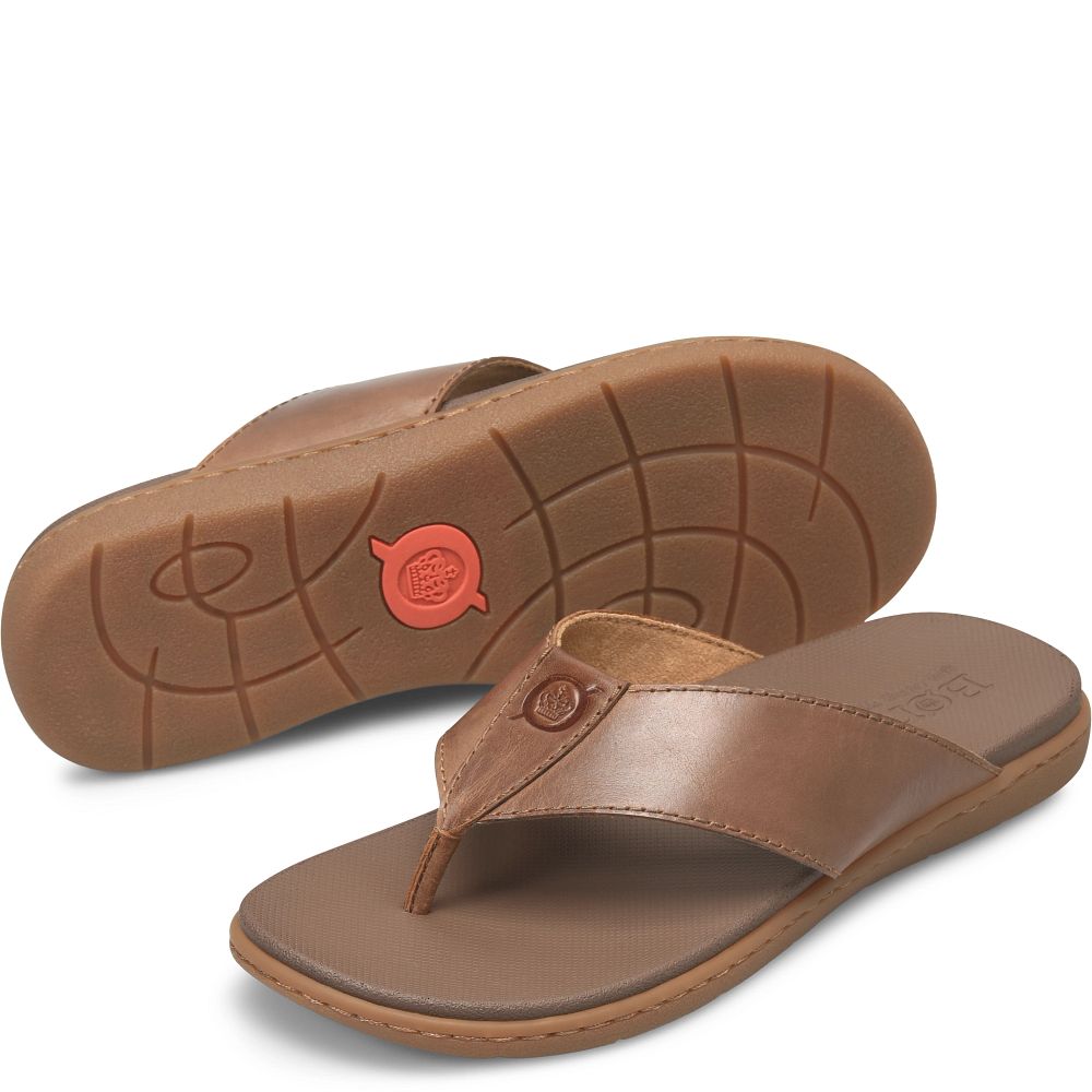 Born Gavin Sandals Brown Cuero Product ID-oIfCuUkL