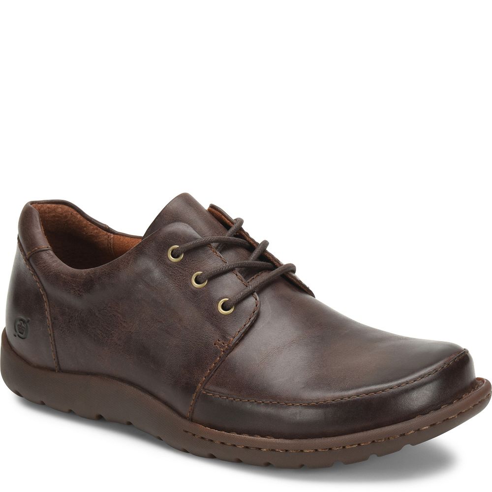 Born Nigel 3-Eye Slip-Ons Cocoa Brown Product ID-oTaHXQ37