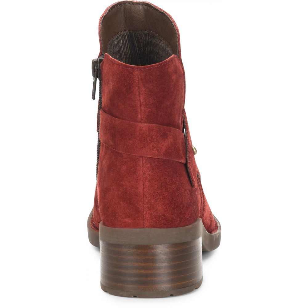 Born Tori Boots Dark Brick Distressed Product ID-oi36sbjH