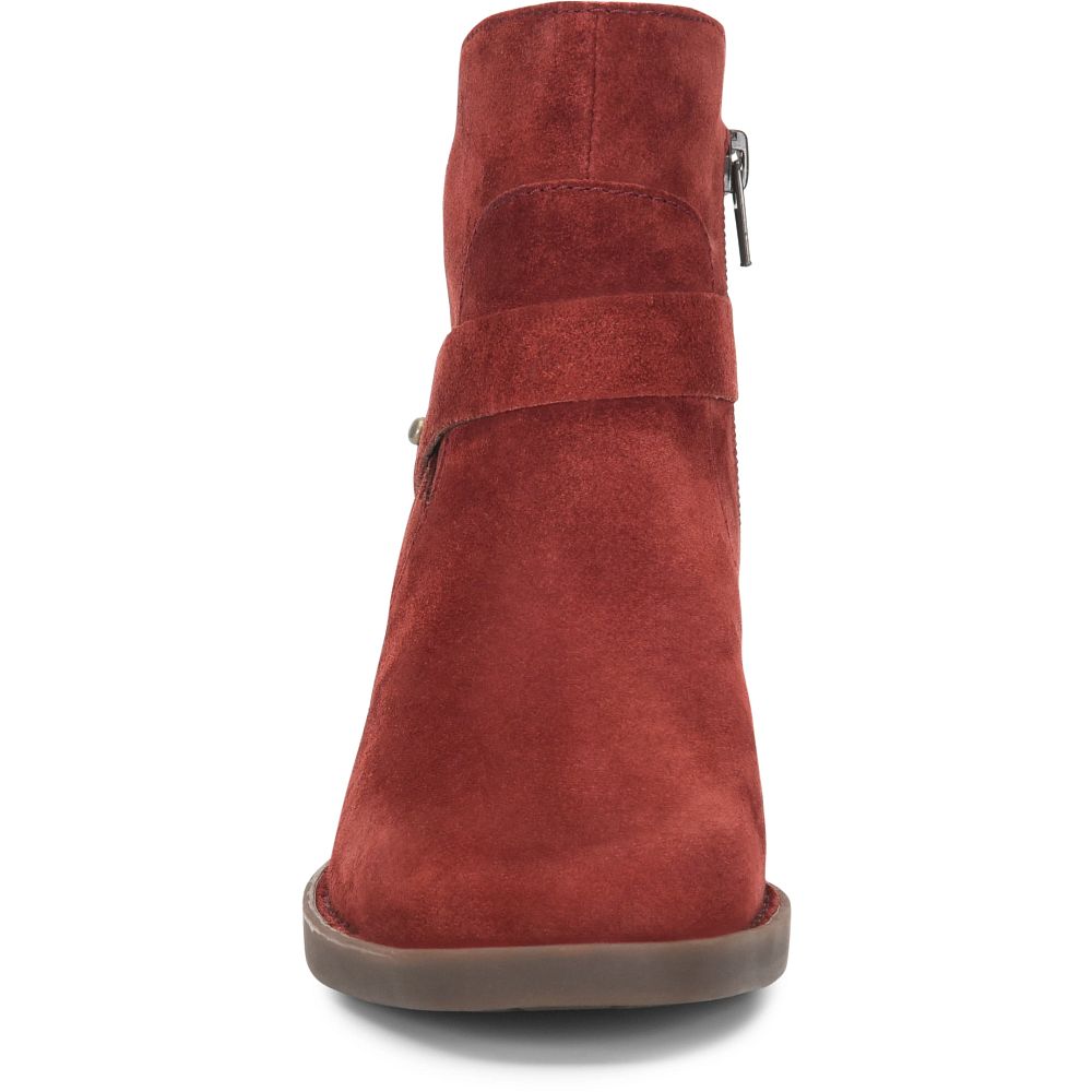 Born Tori Boots Dark Brick Distressed Product ID-oi36sbjH
