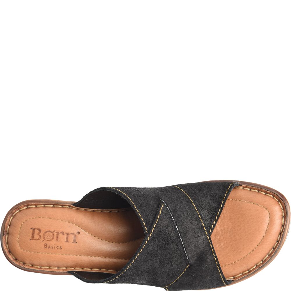 Born Teayo Basic Sandals Black Distressed Product ID-p3VPReiO