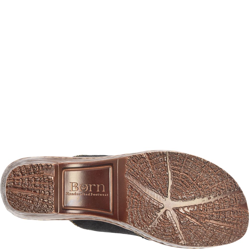 Born Teayo Basic Sandals Black Distressed Product ID-p3VPReiO