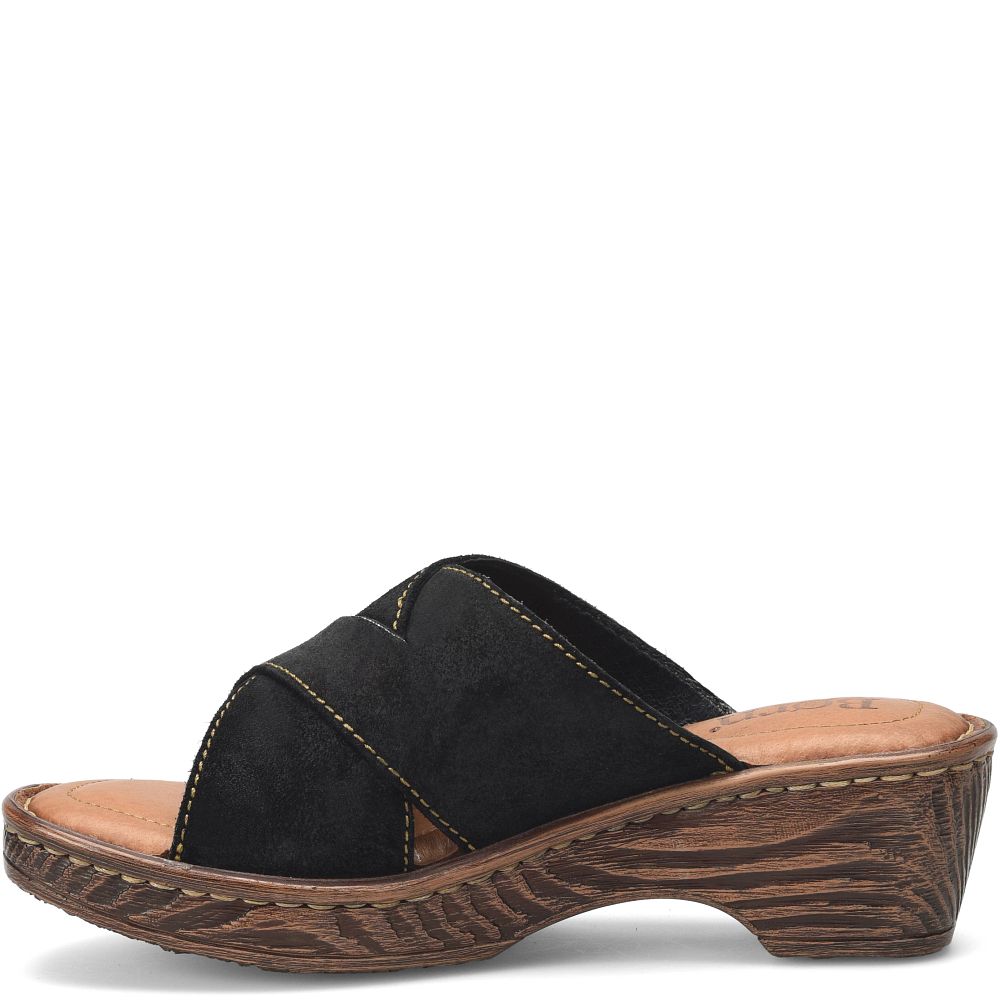 Born Teayo Basic Sandals Black Distressed Product ID-p3VPReiO