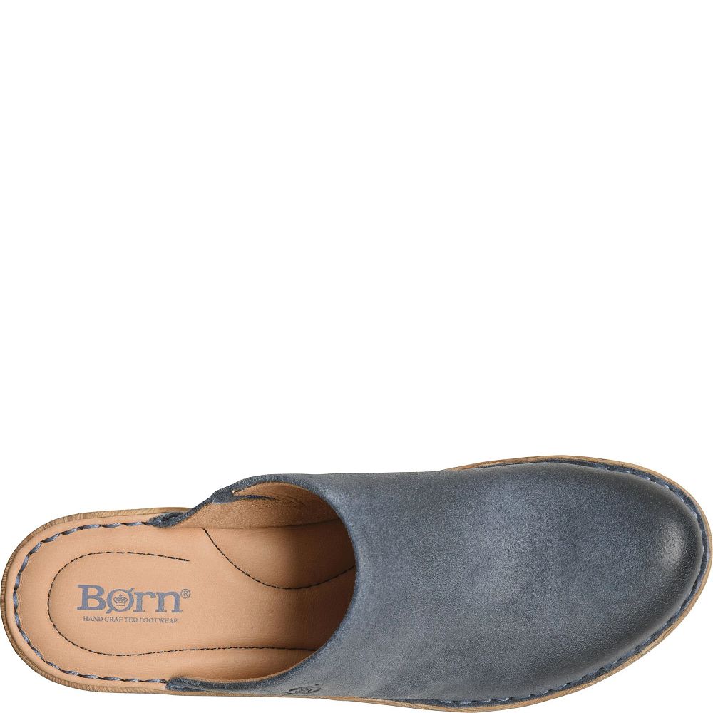 Born Natalie Clogs Light Jeans Distressed Product ID-pMPAScCS