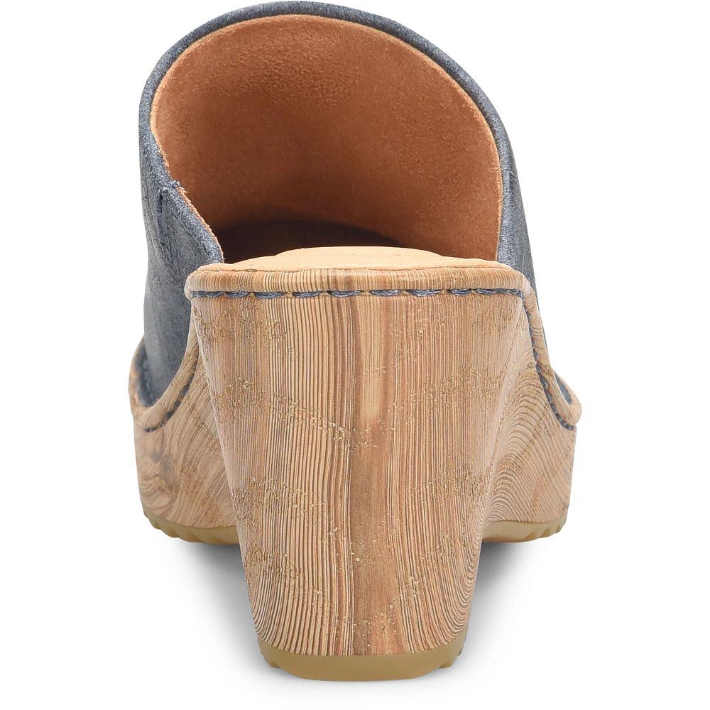 Born Natalie Clogs Light Jeans Distressed Product ID-pMPAScCS