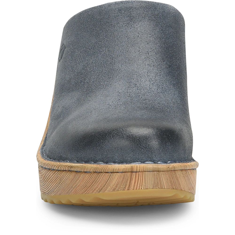 Born Natalie Clogs Light Jeans Distressed Product ID-pMPAScCS