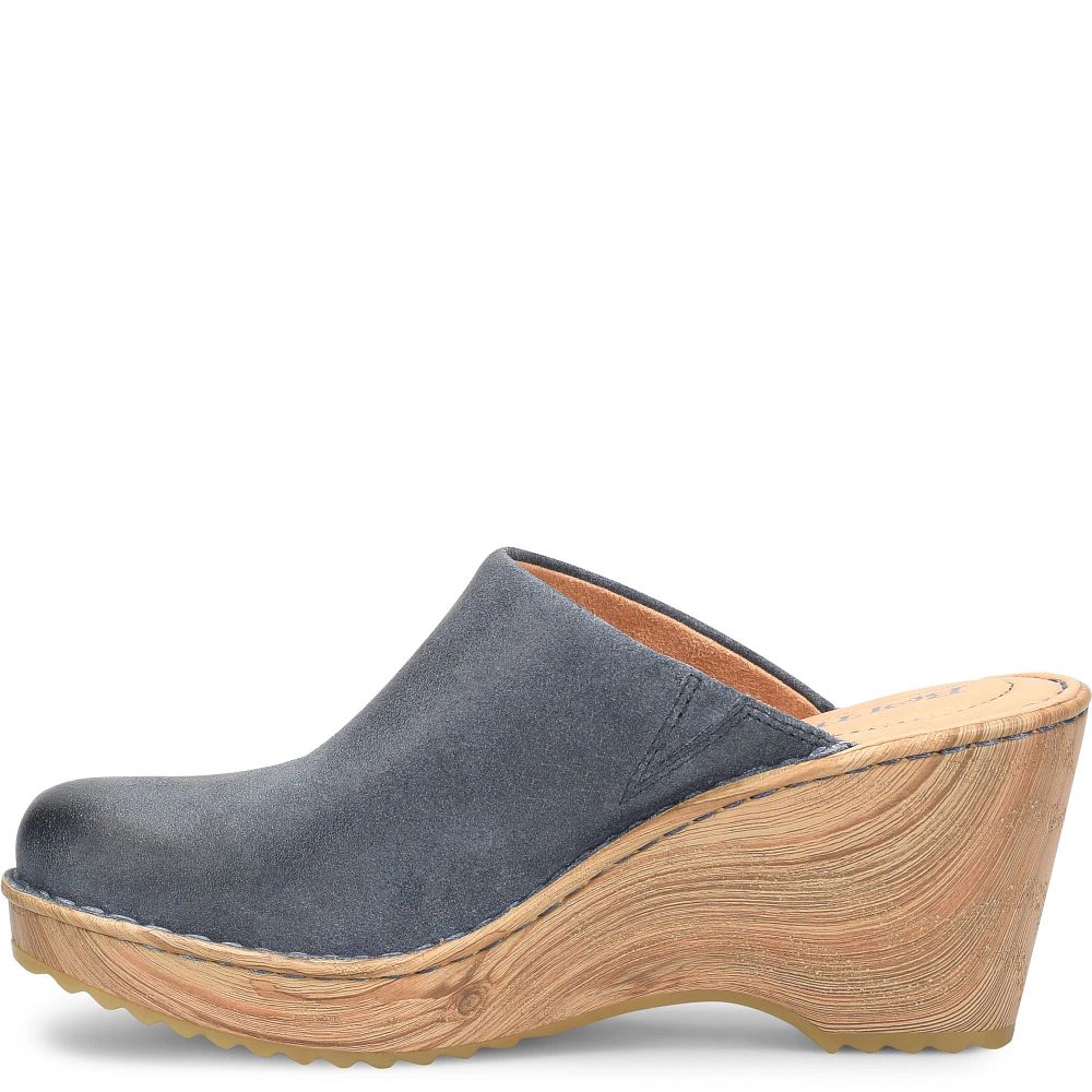 Born Natalie Clogs Light Jeans Distressed Product ID-pMPAScCS