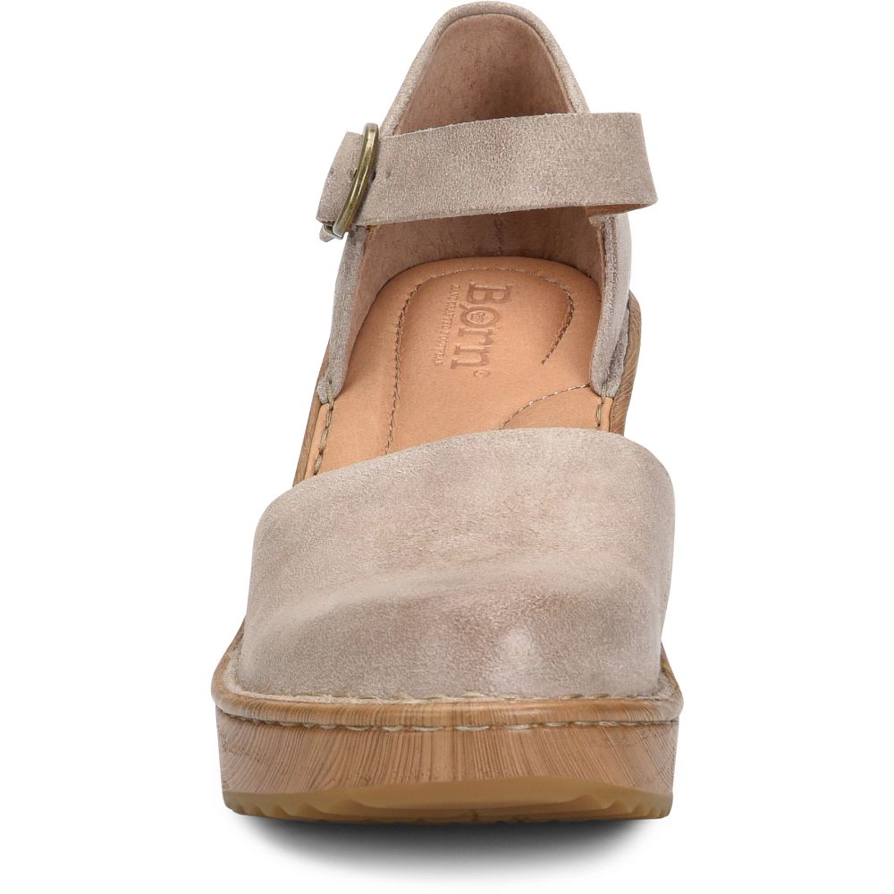 Born Nellie Clogs Cream Visone Distressed Product ID-pe8hMMc8