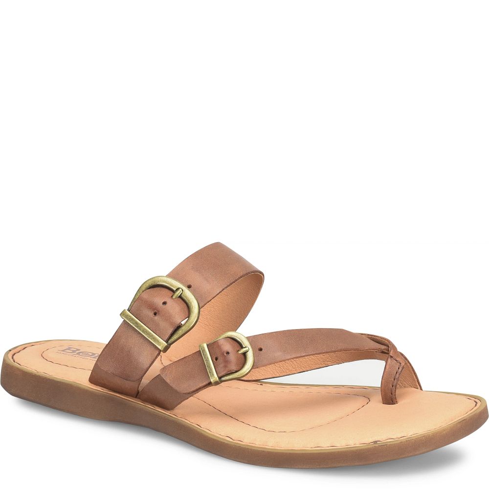 Born Hilani Sandals Brown Cuero Product ID-phpCoYXU