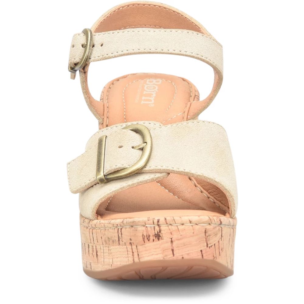 Born Browyn Sandals Natural Sand Suede Product ID-qoB6XXo0