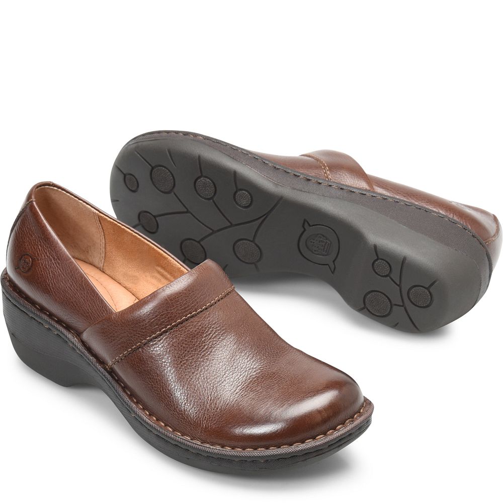 Born Toby Duo Clogs Chocolate Product ID-qoB9CSqp