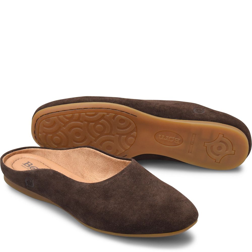 Born Bryar Flats Dark Brown Suede Product ID-sGCgzI0V