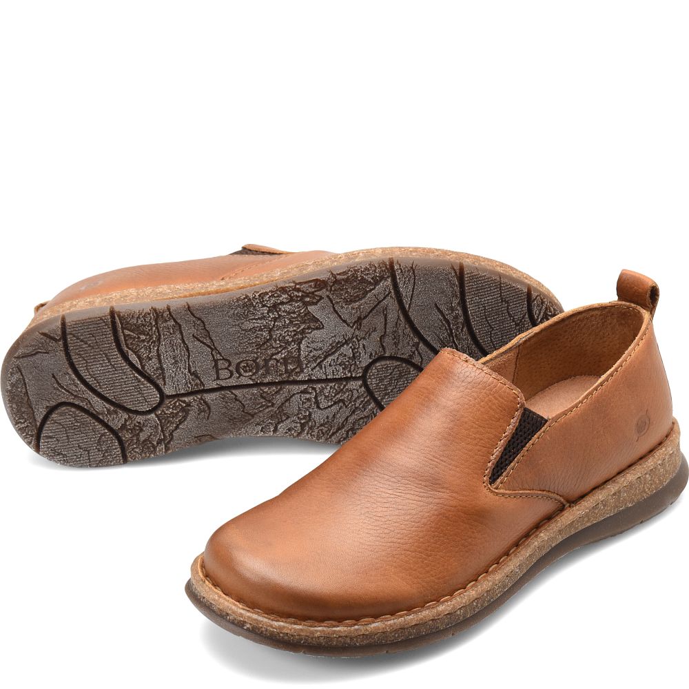 Born Bryson Slip-Ons Saddle Product ID-sNpJW5eO