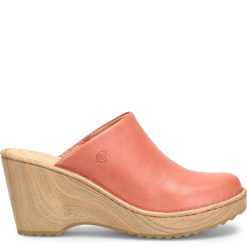 Born Natalie Clogs Rust Cayenne Product ID-svjrBbo8