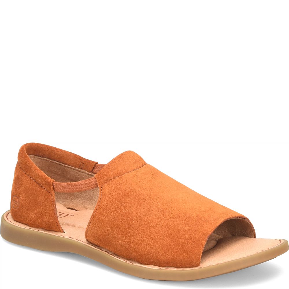 Born Cove Modern Colors Sandals Cognac Suede Product ID-uaPmgbtc