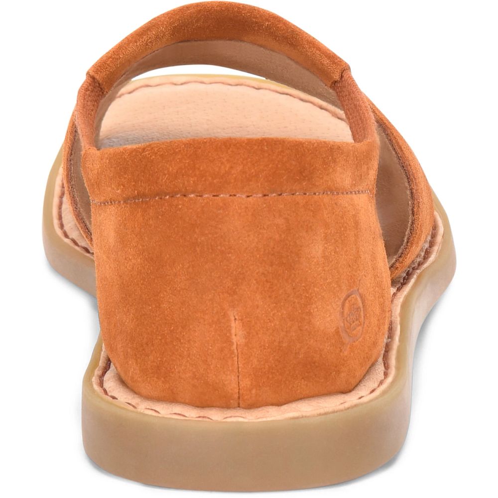 Born Cove Modern Colors Sandals Cognac Suede Product ID-uaPmgbtc