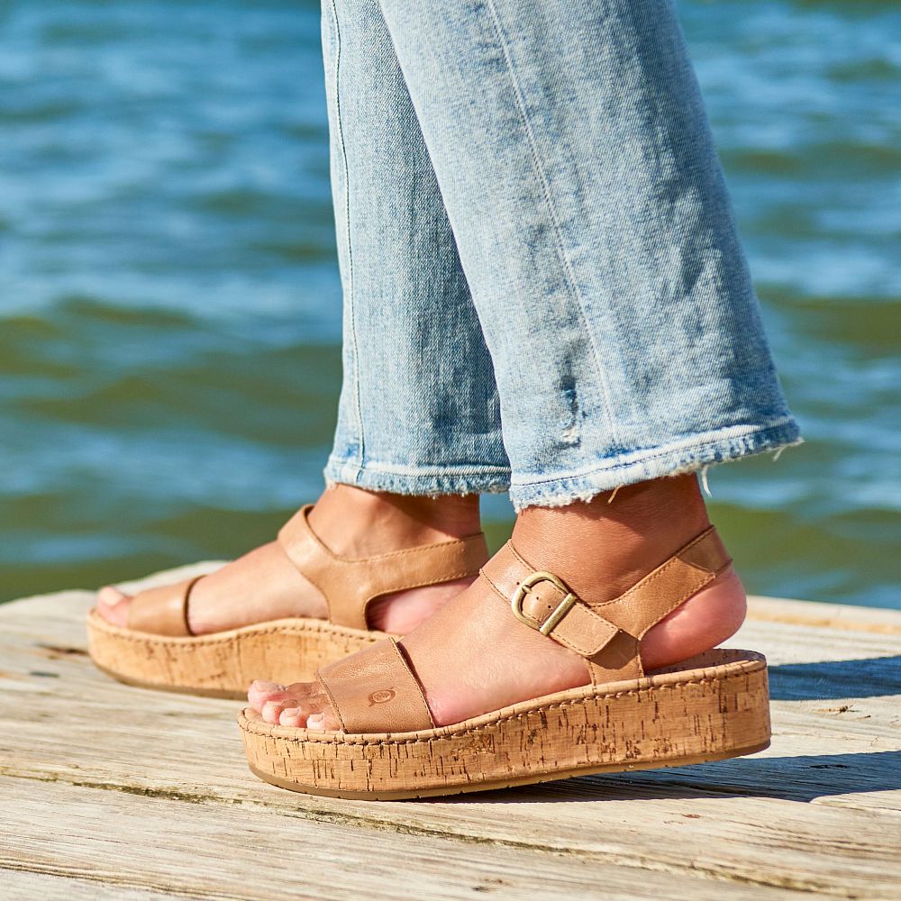 Born Sari Sandals Orange Papaya Product ID-v61lDPSd