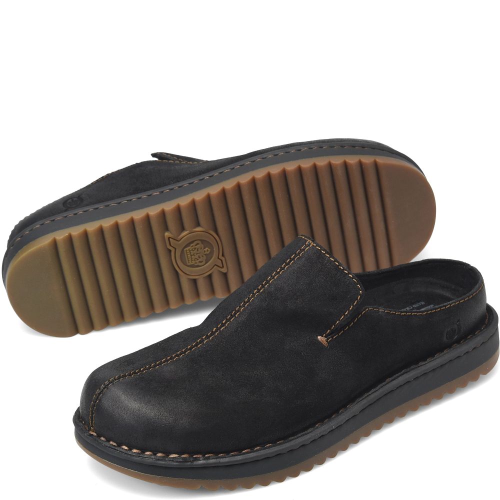 Born Jude Slip-Ons Black Distressed Product ID-vsWSR3FI