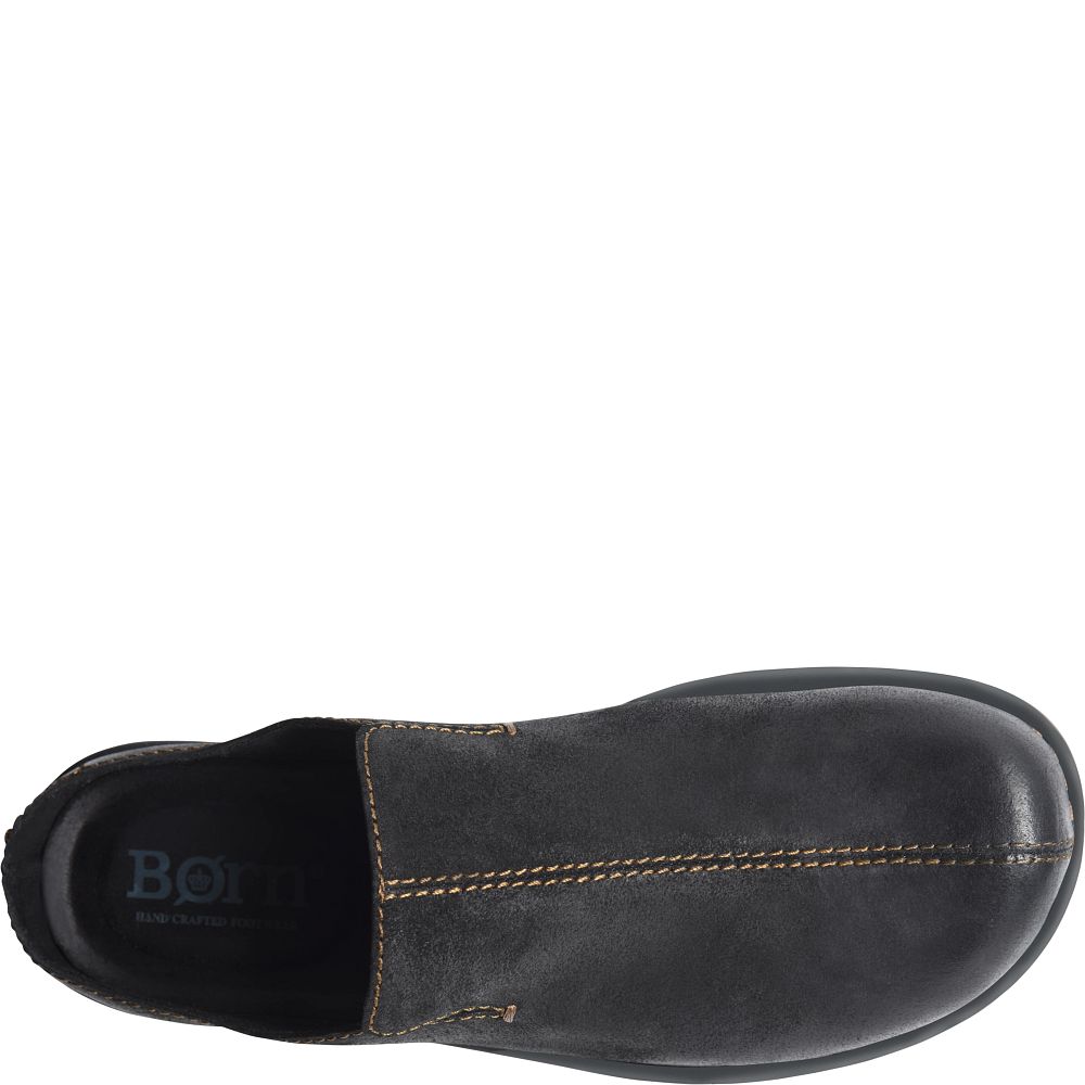 Born Jude Slip-Ons Black Distressed Product ID-vsWSR3FI