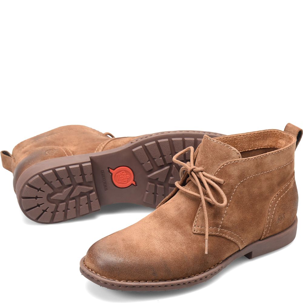 Born Seth Boots Brown Earth Suede Product ID-x24rNrq0