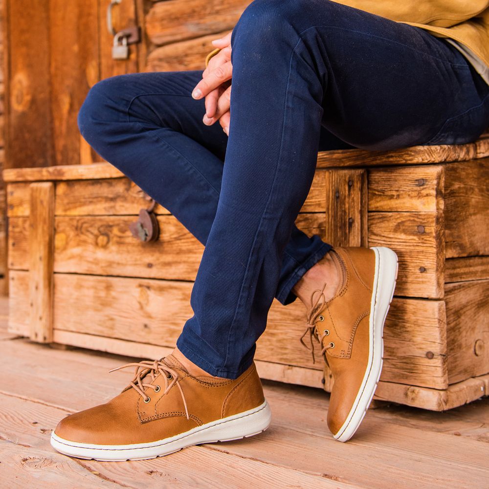 Born Marcus Slip-Ons Dark Brown Wool Combo Product ID-x7Le2fx5