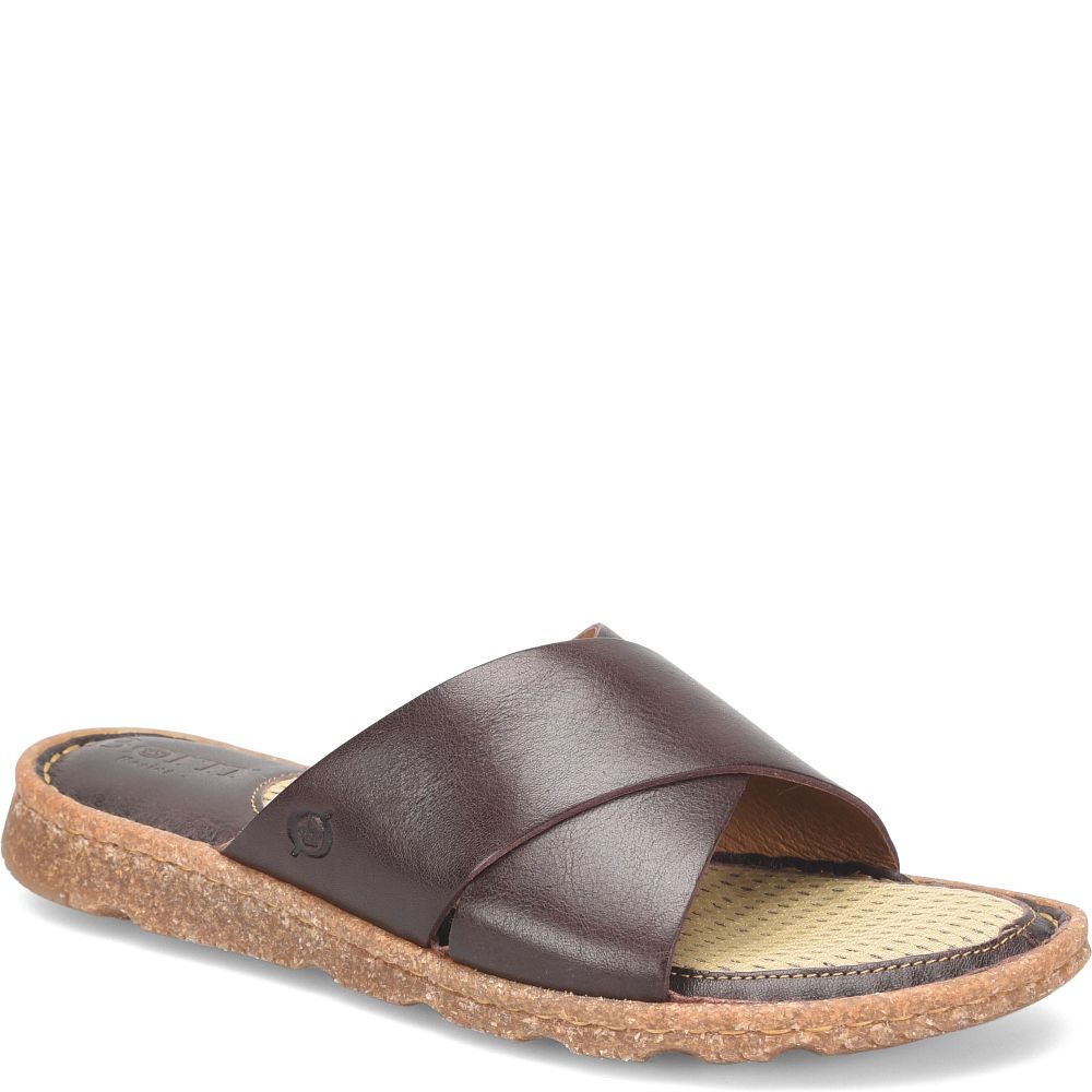 Born Hana Basic Sandals Dark Brown Product ID-yEz7bIJC