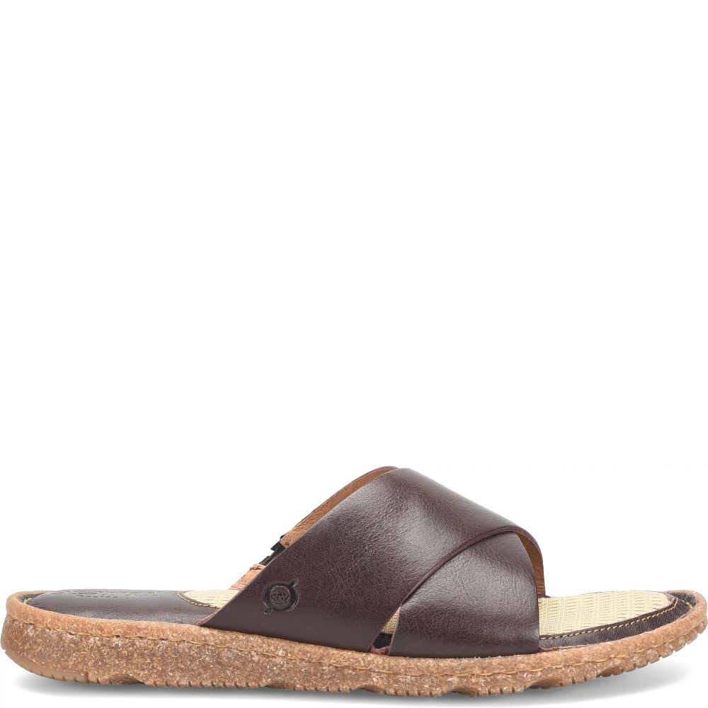 Born Hana Basic Sandals Dark Brown Product ID-yEz7bIJC
