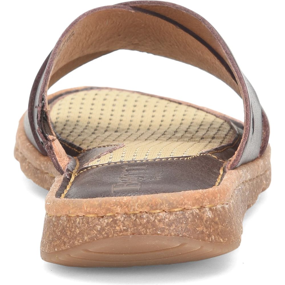 Born Hana Basic Sandals Dark Brown Product ID-yEz7bIJC