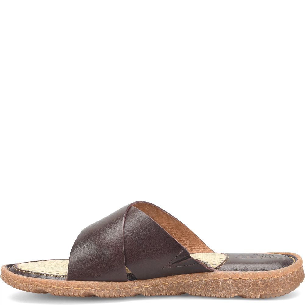 Born Hana Basic Sandals Dark Brown Product ID-yEz7bIJC