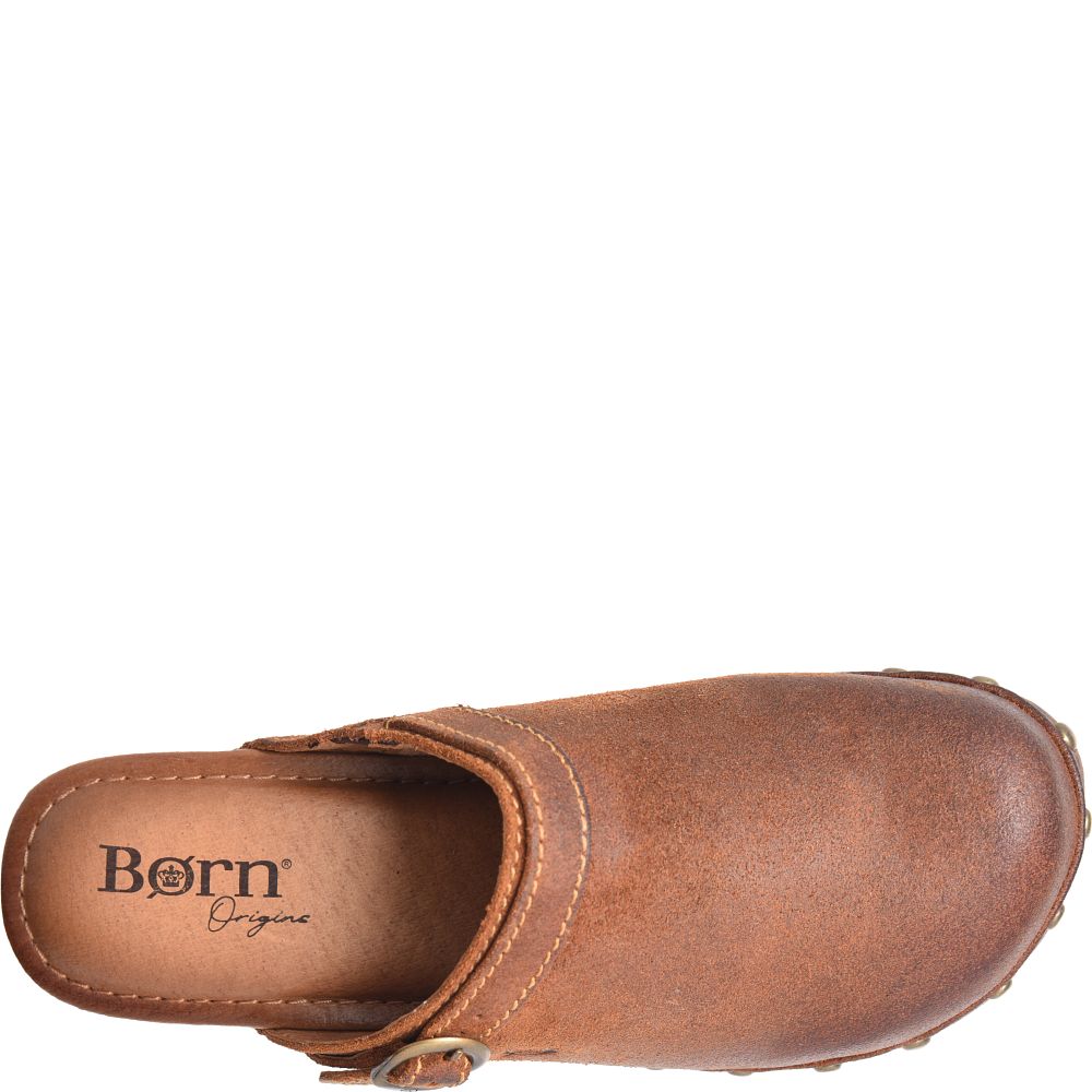 Born Jewel Clogs Glazed Ginger Distressed Product ID-yLvzOsP6